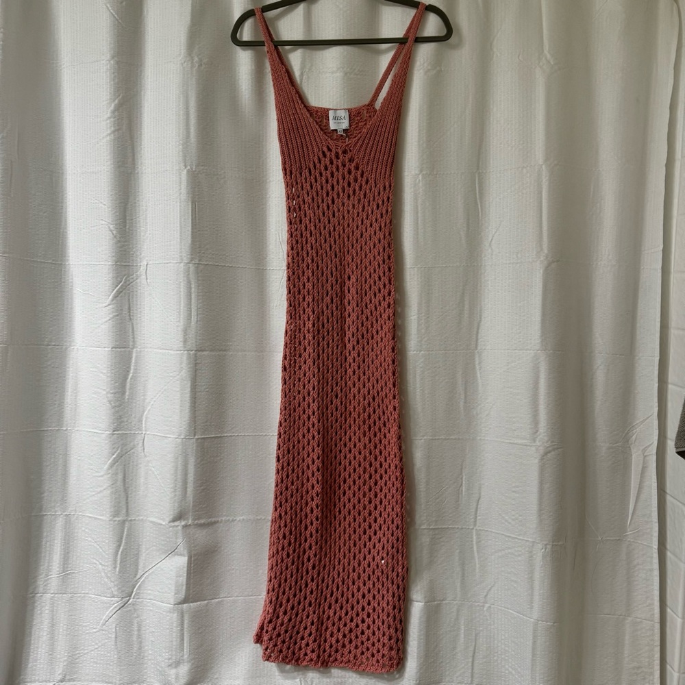 NWT MISA LOS ANGELES URSULA SLIP DRESS IN ROSE